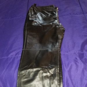 Leather pants